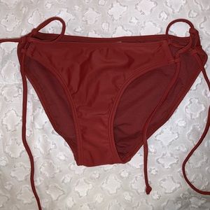NEW NEVER WORN Orange/Red bikini bottom